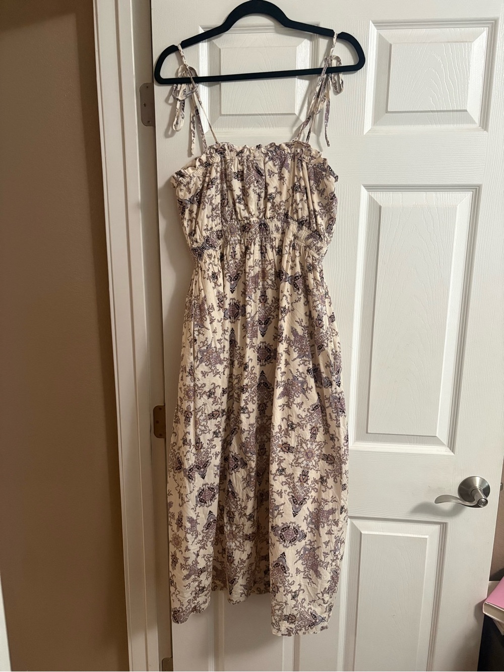 Forever 21 sleeveless midi dress floral boho bohemian peasant cottagecore XL - Picture 2 of 4